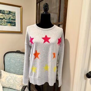 LISA TODD Sweater with Star Intarsia